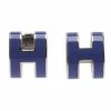 Hermes Pop H Blue Lacquer Earrings For Women 1 Hermes Pop H Blue Lacquer Earrings For Women -Deals Hermes Store luxury women hermes new accessories p6689 0001