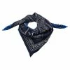 Hermes Blue Buckle Print Square Silk Bandana For Women -Deals Hermes Store luxury women hermes new accessories p82001 001