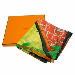 Hermes Le Robinson Chic Multicolor Square Silk Scarf For Women -Deals Hermes Store luxury women hermes new accessories p87388 006