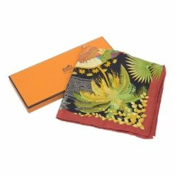 Hermes Mythiques Phoenix Silk Twill Square Scarf For Women -Deals Hermes Store luxury women hermes new accessories p8837 005