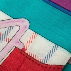 Hermes Green And Purple Cashmere And Silk Tatersale Square Scarf For Women 8 Hermes Green And Purple Cashmere And Silk Tatersale Square Scarf For Women -Deals Hermes Store luxury women hermes new accessories p99612 003