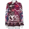 Hermes Multicolor Silk Cles Et Badines Printed Classic Shirt L For Women -Deals Hermes Store luxury women hermes new clothes p472764 005