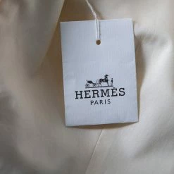 Hermes Light Beige Wool Waistcoat M For Women -Deals Hermes Store luxury women hermes new clothes p508383 006
