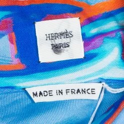 Hermes Hermès Blue Maille Dancre Shirt Dress M For Women -Deals Hermes Store luxury women hermes new clothes p51335 0008