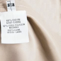 Hermes Beige Suede Leather Piping Detail Sleeveless Dress S For Women -Deals Hermes Store luxury women hermes new clothes p57086 011