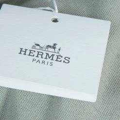 Hermes Grey Printed Cotton Sleeveless Cardigan Dress S For Women -Deals Hermes Store luxury women hermes new clothes p57186 009