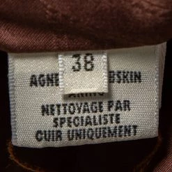 Hermes Hermès Brown Lambskin Leather Double Breasted Belted Coat M For Women -Deals Hermes Store luxury women hermes new clothes p578801 008