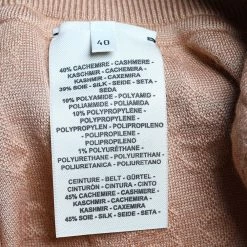 Hermes Beige Torsades Cliquetis Unies Cashmere Jacquard Knit Bootcut Pants M For Women -Deals Hermes Store luxury women hermes new clothes p618875 002