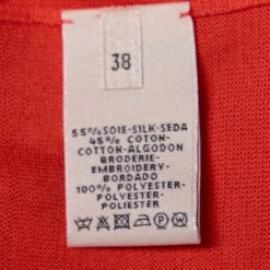 Hermes Coral Pink Silk Knit Short Sleeve Sweater M For Women 15 Hermes Coral Pink Silk Knit Short Sleeve Sweater M For Women -Deals Hermes Store luxury women hermes new clothes p646155 003