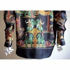 Hermes Multicolor Silk Shirt 42 FR For Women -Deals Hermes Store luxury women hermes new clothes p663931 006