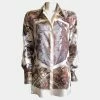 Hermes Multicolor Silk Shirt 40 FR For Women -Deals Hermes Store luxury women hermes new clothes p663932 001