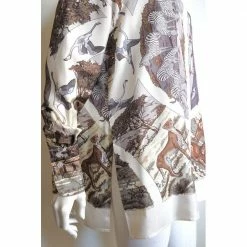 Hermes Multicolor Silk Shirt 40 FR For Women -Deals Hermes Store luxury women hermes new clothes p663932 011