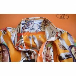 Hermes Multicolor Camicia In Seta Shirt Size Tg.40 ( Collar ) For Men -Deals Hermes Store luxury women hermes new clothes p667751 006