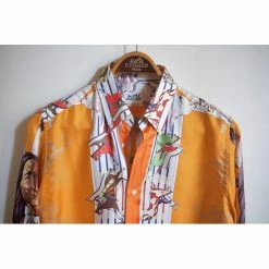 Hermes Multicolor Camicia In Seta Shirt Size Tg.40 ( Collar ) For Men -Deals Hermes Store luxury women hermes new clothes p667751 007