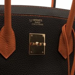 Hermes Bi-Color Togo Leather Made To Order Birkin 35 For Women -Deals Hermes Store luxury women hermes new handbags p10962 013