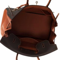 Hermes Bi-Color Togo Leather Made To Order Birkin 35 For Women -Deals Hermes Store luxury women hermes new handbags p10962 015