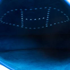 Hermes Bleu Hydra Clemence Leather Evelyne III PM Bag For Women -Deals Hermes Store luxury women hermes new handbags p113199 007