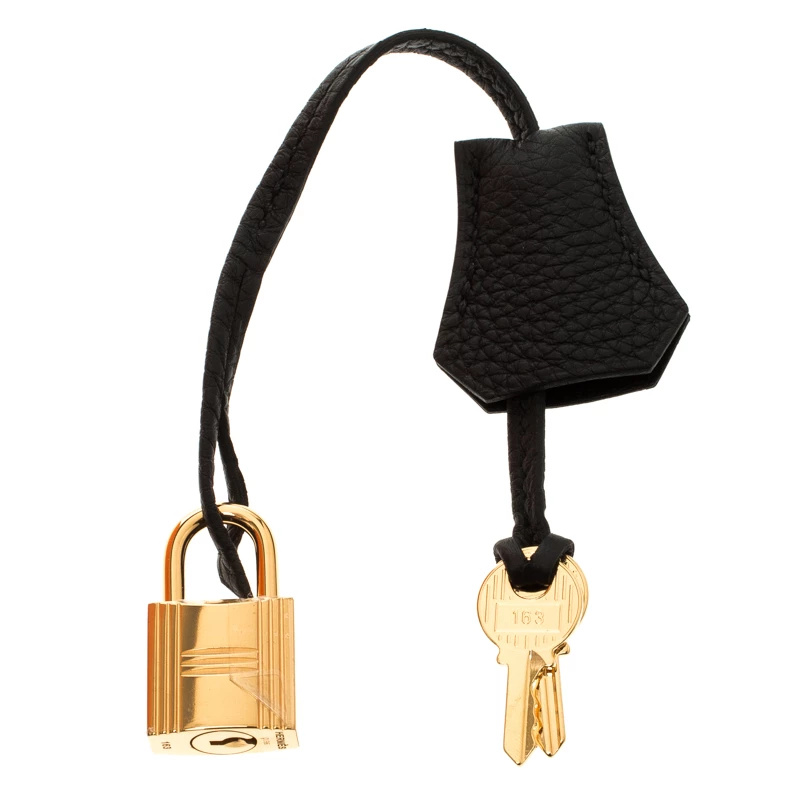 Hermes Black Togo Leather Gold Hardware Kelly Retourne 28 Bag For Women 14 Hermes Black Togo Leather Gold Hardware Kelly Retourne 28 Bag For Women - Image 12