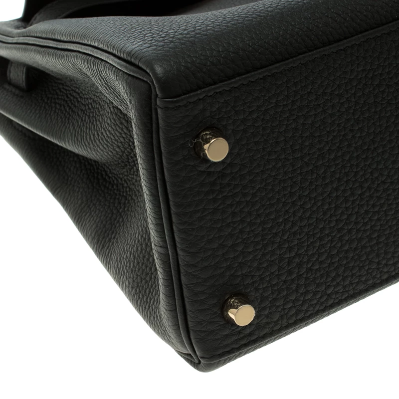 Hermes Black Togo Leather Gold Hardware Kelly Retourne 28 Bag For Women 16 Hermes Black Togo Leather Gold Hardware Kelly Retourne 28 Bag For Women - Image 14