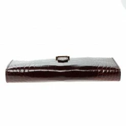 Hermes Burgundy Bordeaux Alligator Bearn Gusset Wallet For Women 18 Hermes Burgundy Bordeaux Alligator Bearn Gusset Wallet For Women -Deals Hermes Store luxury women hermes new handbags p121088 006