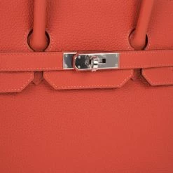 Hermes Geranium Birkin Bag 35 For Women -Deals Hermes Store luxury women hermes new handbags p14904 010