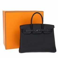 Hermes Black Togo Leather Birkin 35 For Women 35 Hermes Black Togo Leather Birkin 35 For Women -Deals Hermes Store luxury women hermes new handbags p15696 017