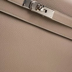 Hermes Gris Tourterelle Togo Leather Palladium Hardware Kelly Retourne 32 Bag For Women -Deals Hermes Store luxury women hermes new handbags p193466 008