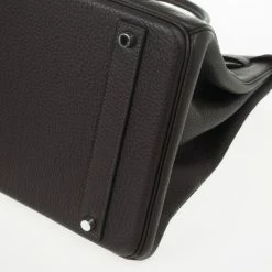 Hermes Birkin 40cm Togo Leather Darkbrown Handbag With Silver Hardware For Women -Deals Hermes Store luxury women hermes new handbags p25446 015