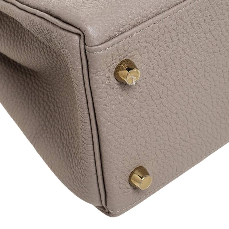 Hermes Gris Asphalt Togo Leather Gold Hardware Kelly Retourne 32 Bag For Women 14 Hermes Gris Asphalt Togo Leather Gold Hardware Kelly Retourne 32 Bag For Women - Image 12
