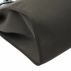 Hermes Khaki Green/Black Leather And Canvas Herbag Zip 39 Bag For Women -Deals Hermes Store luxury women hermes new handbags p260764 011
