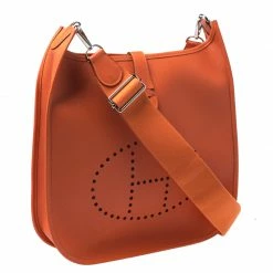 Hermes Orange Epsom Leather Evelyne III GM Bag For Women 16 Hermes Orange Epsom Leather Evelyne III GM Bag For Women -Deals Hermes Store luxury women hermes new handbags p264432 008