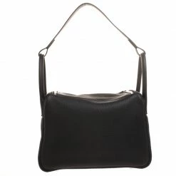 Hermes Black Taurillon Clemence Leather Lindy 30 Bag For Women 16 Hermes Black Taurillon Clemence Leather Lindy 30 Bag For Women -Deals Hermes Store luxury women hermes new handbags p268950 002