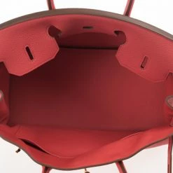 Hermes Rose Jaipur Clemence Birkin Bag 35 CM For Women -Deals Hermes Store luxury women hermes new handbags p29362 006