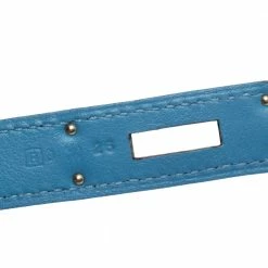 Hermes Blue Brighton Swift Leather Palladium Hardware Mini Berline Bag For Women -Deals Hermes Store luxury women hermes new handbags p303391 010