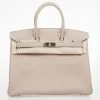 Hermes Etoupe Togo Birkin 35cm For Women