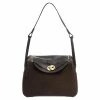 Hermes Hermès Cacao Grizzly And Swift Leather Gold Hardware Lindy 26 Bag For Women