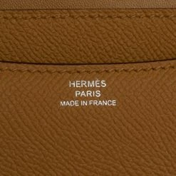 Hermes Sesame Epsom Leather Mini Enamel Lacquer Hardware Constance Bag With Twilly For Women -Deals Hermes Store luxury women hermes new handbags p360119 007