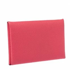 Hermes Rose Azalee Epsom Leather Calvi Card Holder For Women 15 Hermes Rose Azalee Epsom Leather Calvi Card Holder For Women -Deals Hermes Store luxury women hermes new handbags p366725 005