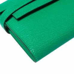 Hermes Green Leather Kelly Longue Wallet For Women -Deals Hermes Store luxury women hermes new handbags p386833 005