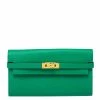 Hermes Green Leather Kelly Longue Wallet For Women -Deals Hermes Store luxury women hermes new handbags p386833 010
