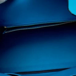 Hermes Blue Frida Swift Leather Gold Hardware Birkin 25 Bag For Women -Deals Hermes Store luxury women hermes new handbags p492153 012