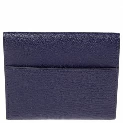 Hermes Bleu Encre Chevre Mysore Leather Mini Clic Card Holder For Women -Deals Hermes Store luxury women hermes new handbags p500320 006