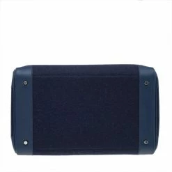 Hermes Blue De Presse/Blue Royale Vache Liegee Leather And Wool Palladium Hardware HAC Birkin 40 Bag For Women -Deals Hermes Store luxury women hermes new handbags p505137 003