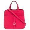 Hermes Rose Extreme Clemence Palladium Plated Halzan 25 For Women -Deals Hermes Store luxury women hermes new handbags p519379 008