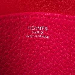 Hermes Rose Extreme Clemence Palladium Plated Halzan 25 For Women -Deals Hermes Store luxury women hermes new handbags p519379 011