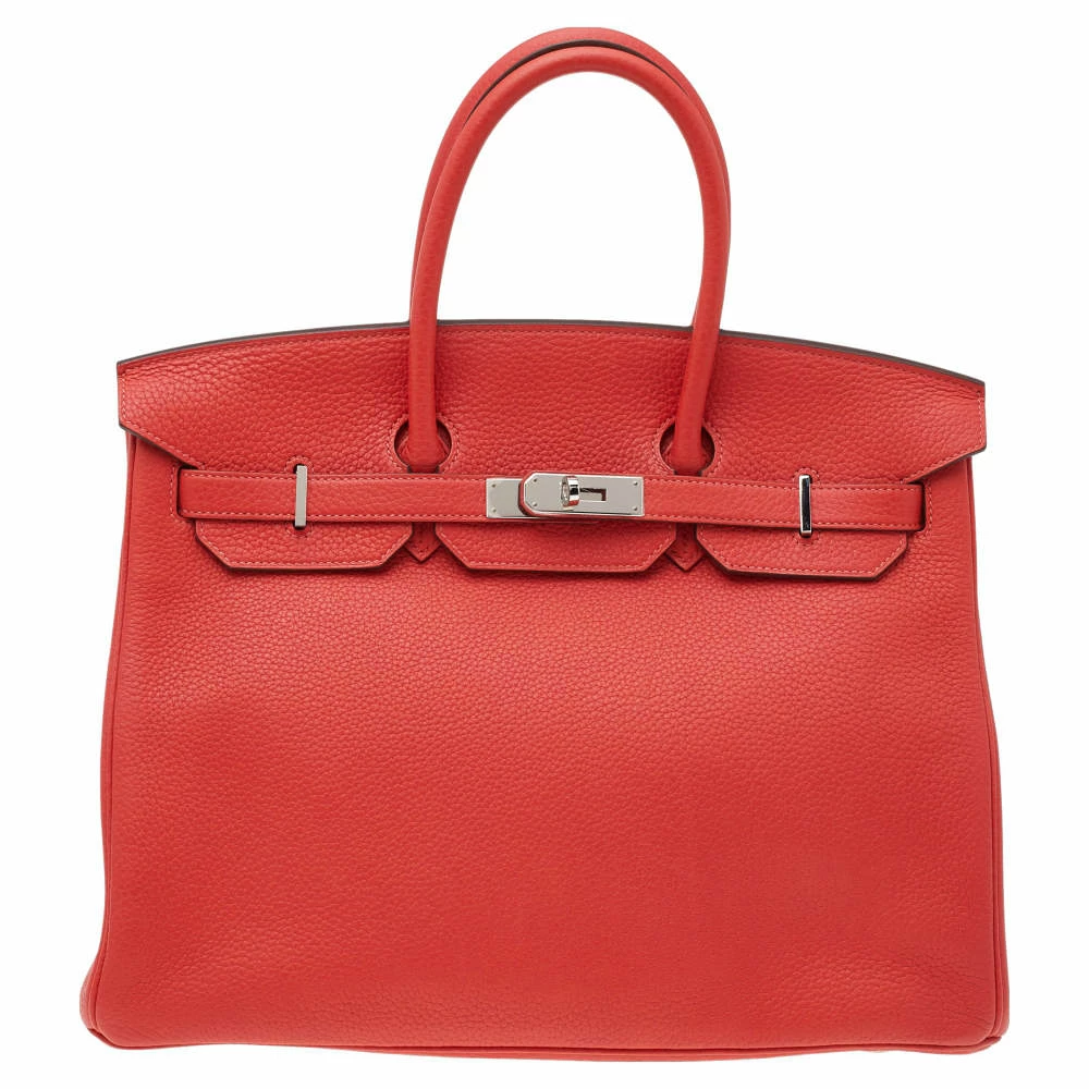 Hermes Rose Azalee Clemence Leather Palladium Plated Birkin 35 Bag For Women 3 Hermes Rose Azalee Clemence Leather Palladium Plated Birkin 35 Bag For Women