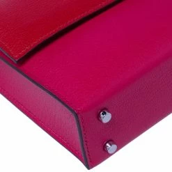 Hermes Rose Extreme/Rouge De Coeur Chevre Chamkila Leather Verrou Chaine Mini Bag For Women -Deals Hermes Store luxury women hermes new handbags p534066 005