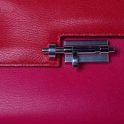 Hermes Rose Extreme/Rouge De Coeur Chevre Chamkila Leather Verrou Chaine Mini Bag For Women -Deals Hermes Store luxury women hermes new handbags p534066 006