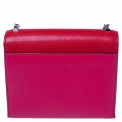 Hermes Rose Extreme/Rouge De Coeur Chevre Chamkila Leather Verrou Chaine Mini Bag For Women -Deals Hermes Store luxury women hermes new handbags p534066 012
