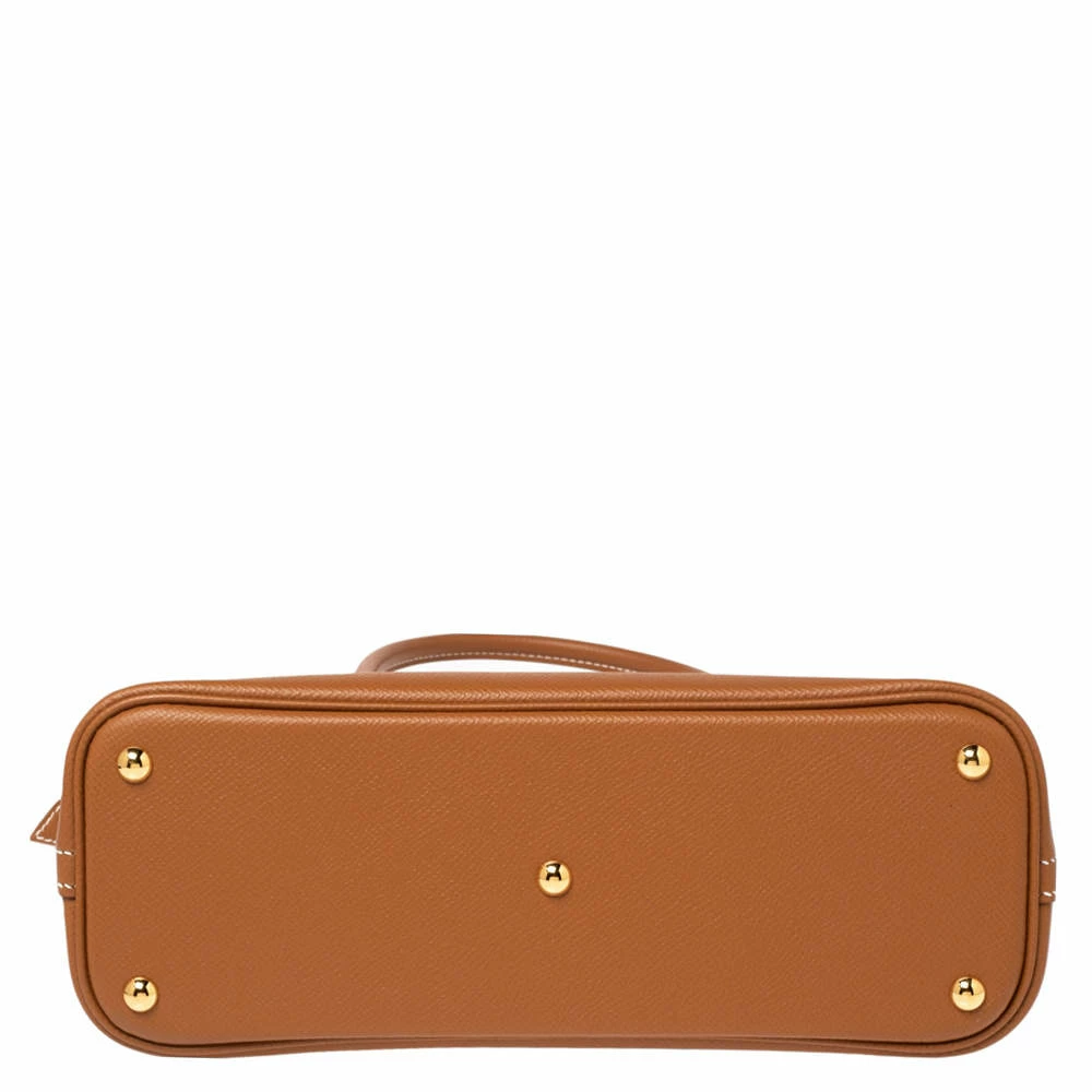 Hermes Gold Epsom Leather Bolide 27 Bag For Women 8 Hermes Gold Epsom Leather Bolide 27 Bag For Women - Image 6